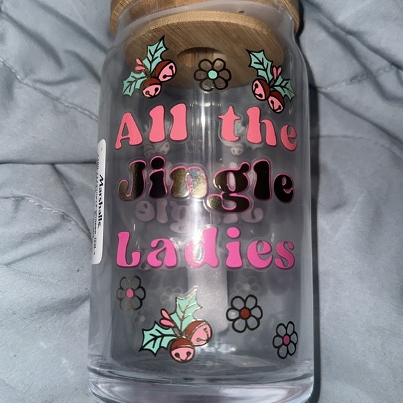 ALL THE JINGLE LADIES GLASS SIPPER - Picture 5 of 5
